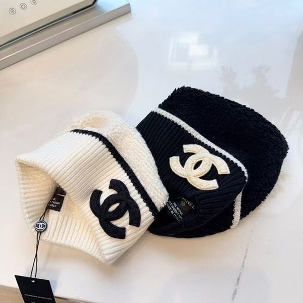 ☆超人気☆【オシャレなビーニー】シャネル ニット帽 パロディ shr92134
